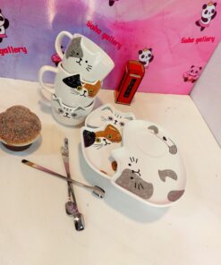 Alternative view of ماگ سینی دار گربه فانتزی