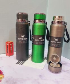 فلاسک استیل سه رنگ 1000 پتینه