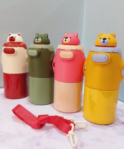 Alternative view of فلاسک نی دار عروسکی طرح  خرس برجسته کد ۱۹۹۱