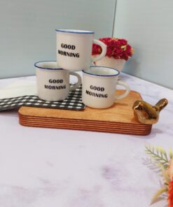 Alternative view of شات قهوه سرامیکی  طرح فونت گود مورنینگ