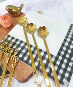 قاشق استیل ملودی دسته بلند