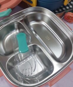 Alternative view of لانچ باکس مربع استیل سه خونه