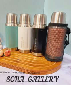 فلاسک استیل رنگی کاور دار 500