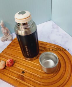 فلاسک استیل رنگی کاور دار500