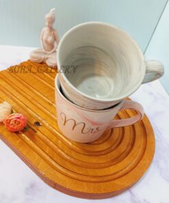 Alternative view of ماگ ست ماربل  خانوم و اقا دوتایی کد 1006