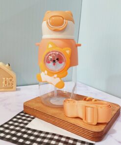 قمقمه عروسک برجسته نی دار