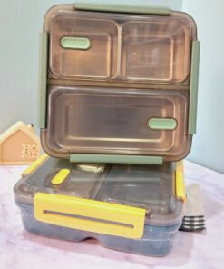 لانچ باکس مربع استیل