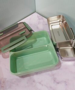 لانچ باکس مربع استیل