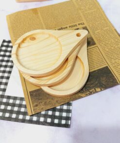 زیر لیوانی چوبی