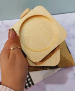 زیر لیوانی چوبی