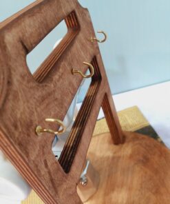 استند چوبی شات قهوه