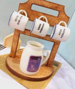 استند چوبی شات قهوه