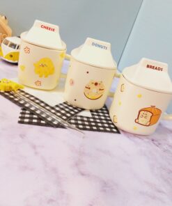 ماگ نان و پنیر و دونات