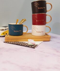 ماگ زیره دار چوبی