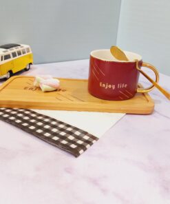 ماگ زیره دار چوبی