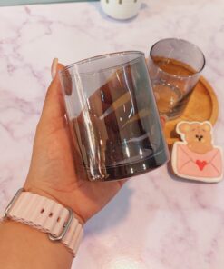 ماگ شیشه ای دودی