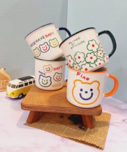 ماگ دسته رنگی