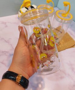 ماگ اسموتی زرد نی دار