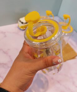 ماگ اسموتی زرد نی دار