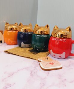 ماگ گربه طلایی