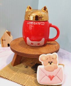 ماگ گربه طلایی