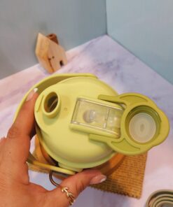 قمقمه دوحالته کاور چرمی