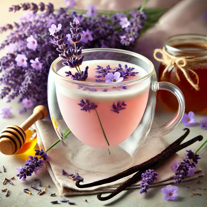 دمنوش اسطوخودوس و وانیل