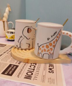 ماگ زرافه و فیل