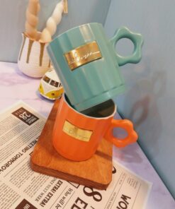 ماگ دسته گلی