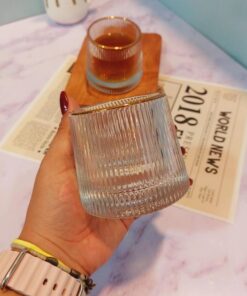 ماگ چرخشی لبه طلایی