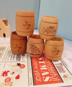 شات قهوه چوبی بشکه