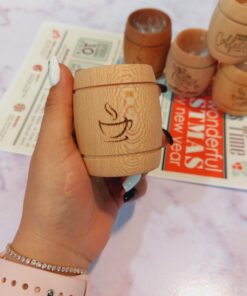 شات قهوه چوبی بشکه