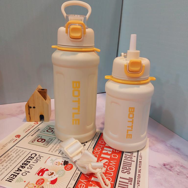 قمقمه فلاسکی نی دار سفید