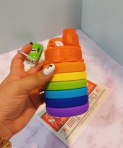 قمقمه تاشو نشکن رنگی رنگی