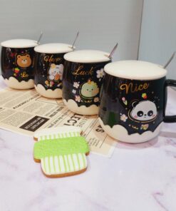 ماگ حیوانات مشکی