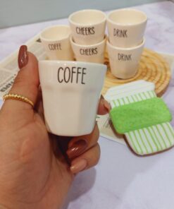 شات قهوه سفید