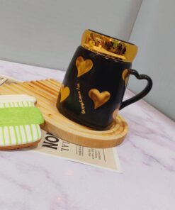 ماگ قلبی درپیچی