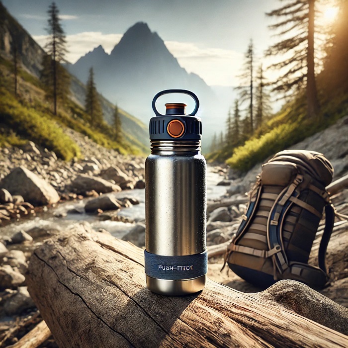  قمقمه کوهنوردی با درپوش فشاری
