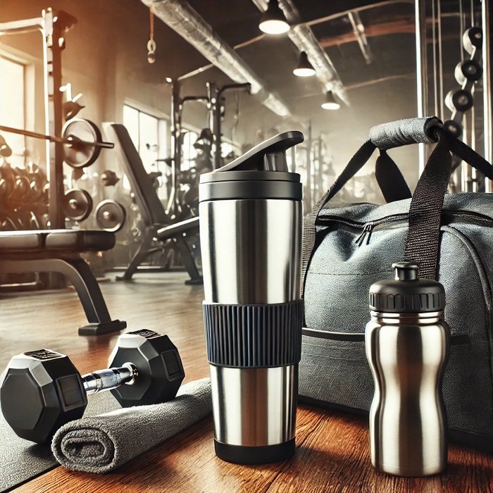 استفاده از تراول ماگ در باشگاه ورزشی
