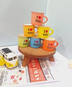 شات قهوه رنگی رنگی