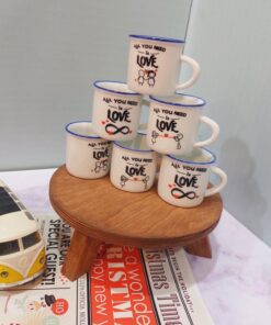 شات قهوه رنگی رنگی