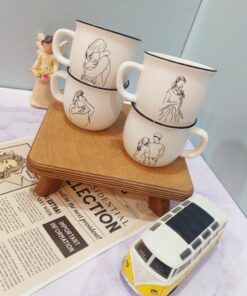 ماگ سفید عاشقانه