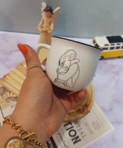 ماگ سفید عاشقانه