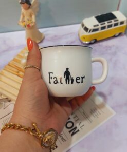 ماگ سفید عاشقانه