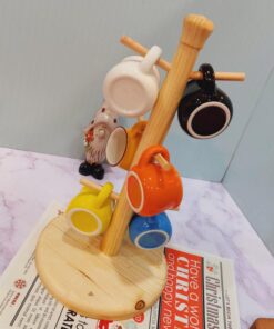 استند چوبی شات قهوه