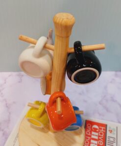 استند چوبی شات قهوه