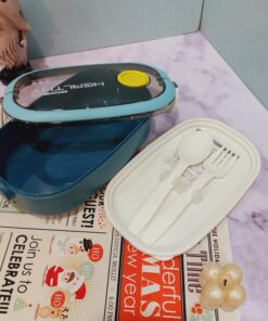 لانچ باکس بیضی دسته دار