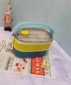 لانچ باکس بیضی دو طبقه