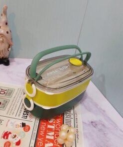 لانچ باکس بیضی دو طبقه