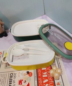 لانچ باکس بیضی دو طبقه